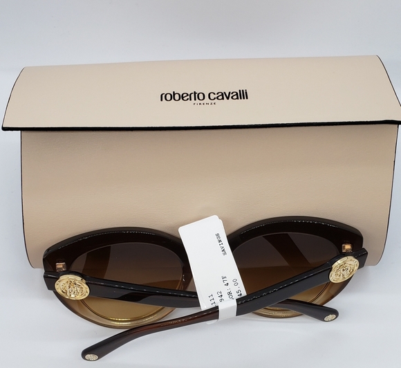 Roberto Cavalli Cat Eye Brown Sunglasses - Picture 8 of 8